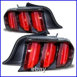 Sequential Turn Signal For 2015-2023 Ford Mustang LED Tail Lights Red Brake Lamp