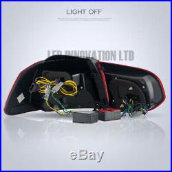 Sequential VW Golf MK6 09-12 LED Dark Red Rear Tail Lights Lamps Plug & Play