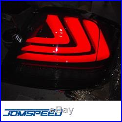 Set(2) Red Smoke Tail Lights led Brake for 2013-2015 Honda Accord 4 door Sedan