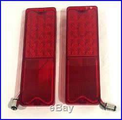 Set 67-72 Chevy GMC Truck Fleetside LED Reverse Lamps & Tail Lights Assembly Kit