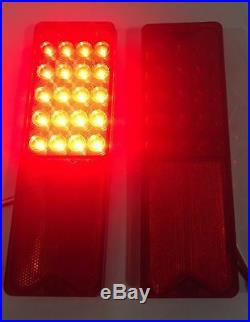 Set 67-72 Chevy GMC Truck Fleetside LED Reverse Lamps & Tail Lights Assembly Kit