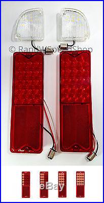 Set 67-72 Chevy GMC Truck LED Reverse Lamps & Sequential Tail Lights Flasher Kit