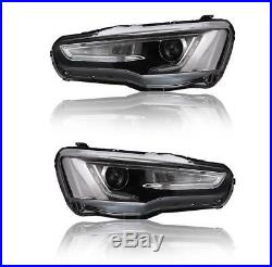 Set LED Audi Style Headlight & Tail Lamp For Mitsubishi Lancer / EVO x 2008-2017