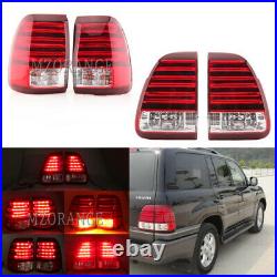 Set LED Rear Brake Lamps Tail Lights For Lexus LX470 1998 1999 2000 2001 2002