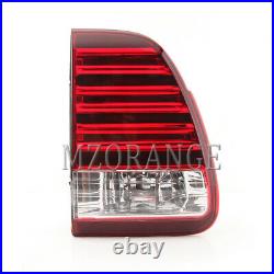 Set LED Rear Brake Lamps Tail Lights For Lexus LX470 1998 1999 2000 2001 2002