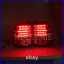 Set LED Rear Brake Lamps Tail Lights For Lexus LX470 1998 1999 2000 2001 2002