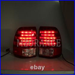 Set LED Rear Brake Lamps Tail Lights For Lexus LX470 1998 1999 2000 2001 2002