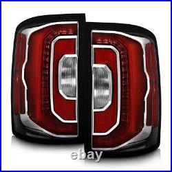 Set LED Tail Lights For 2016 17 2018 GMC Sierra Rear brake Stop Lamps Left+Right