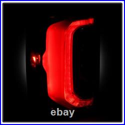 Set LED Tail Lights For 2016 17 2018 GMC Sierra Rear brake Stop Lamps Left+Right