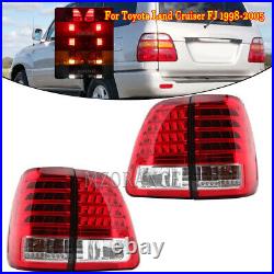 Set Tail Lights Rear Lamps LED Brake For Toyota Land Cruiser J100 1998 1999-2007
