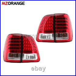 Set Tail Lights Rear Lamps LED Brake For Toyota Land Cruiser J100 1998 1999-2007