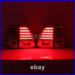 Set Tail Lights Rear Lamps LED Brake For Toyota Land Cruiser J100 1998 1999-2007
