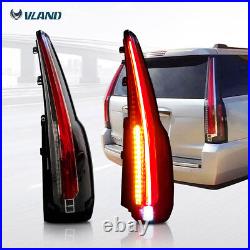Set of 2 LED Tail Lights Rear Lamp Brake Escalade Style For 15-20 GMC Yukon