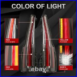 Set of 2 LED Tail Lights Rear Lamp Brake Escalade Style For 15-20 GMC Yukon
