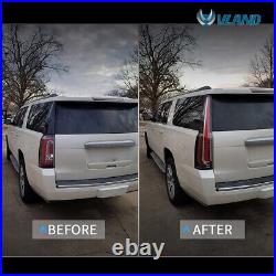 Set of 2 LED Tail Lights Rear Lamp Brake Escalade Style For 15-20 GMC Yukon