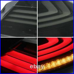Set of 2 Smoke/Tinted LED Tail Lights Rear Brake Lamp For 2013-2015 Honda Accord