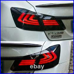 Set of 2 Smoke/Tinted LED Tail Lights Rear Brake Lamp For 2013-2015 Honda Accord