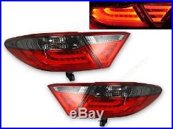 Set of 4pcs Red Smoke LED Taillights for 2015-2017 Toyota Camry