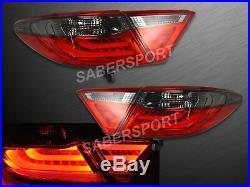 Set of 4pcs Red Smoke LED Taillights for 2015-2017 Toyota Camry