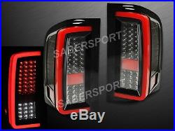 Set of Pair Black Full LED Taillights for 2007-2013 Silverado 1500 2500HD 3500HD
