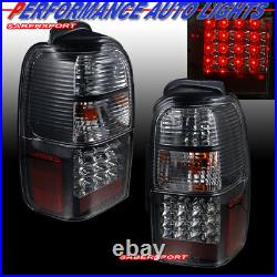 Set of Pair Black Housing LED Taillights for 1996-2002 Toyota 4Runner