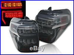 Set of Pair Eagle Eyes Black Smoke LED Taillights for 2014-2020 Toyota 4Runner