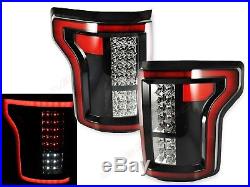 Set of Pair Eagle Eyes Full LED Taillights for 2015-2017 Ford F-150 XL XLT