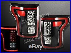 Set of Pair Eagle Eyes Full LED Taillights for 2015-2017 Ford F-150 XL XLT
