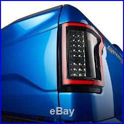 Set of Pair Eagle Eyes Full LED Taillights for 2015-2017 Ford F-150 XL XLT