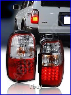 Set of Pair Red Lens LED Taillights for 1996-2002 Toyota 4Runner