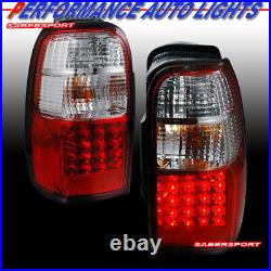 Set of Pair Red Lens LED Taillights for 1996-2002 Toyota 4Runner