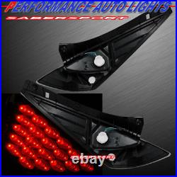Set of Pair Red Lens LED Taillights for 2003-2005 Nissan 350Z Z33 Fairlady