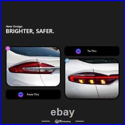 Single LED Sequential Animation Turn Taillight For 13-20 Ford Fusion Brake