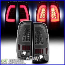 Smoke 1997-2003 Ford F150 1999-07 F250 SD LED Light Bar Tail Lights Brake Lamps