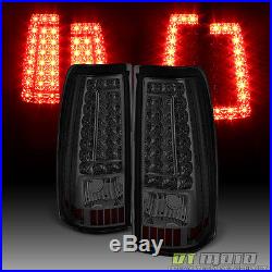 Smoke 1999-2002 Chevy Silverado/GMC Sierra 1500 2500 3500 LED Tail Lights Lamps