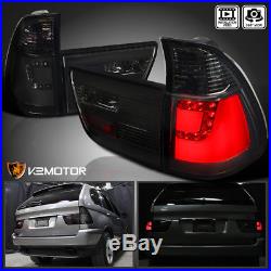 Smoke 2000-2006 BMW E53 X5 LED Rear Stop Brake Lamps Tail Lights Left+Right
