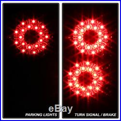 Smoke 2002-2009 Chevy Trail Blazer Trailblazer LED Tail Lights Brake Lamps Pair