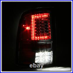 Smoke 2009-2018 Dodge Ram 1500 2500 3500 Pickup Full LED Tail Lights Brake Lamps