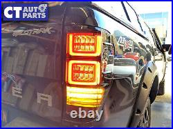 Smoke 3D LED Tail Lights Dynamic Blinker for 11-20 Ford Ranger MK1 MK2 WildTrak
