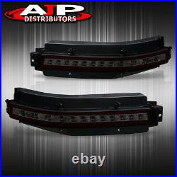 Smoke 4-in-1 Sequential LED Brake Fog Lights Lamps For 2003-2009 Nissan 350z Z33