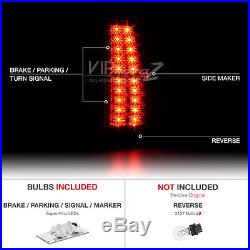 Smoke Halo Projector Headlight+LED Tail Lights Signal Lamp 07-13 Chevy Tahoe LTZ