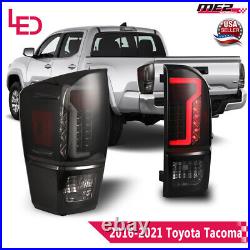 Smoke LED For Toyota Tacoma 2016-2023 Tail Lights Rear Brake Assembly Lamp Pair