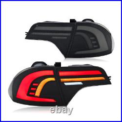 Smoke LED Tail Lights Fit For Honda Civic Sedan 4-Door 2006-2011 Rear Lamps Pair