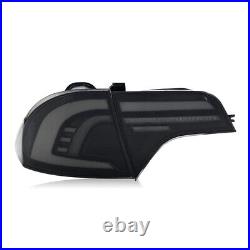 Smoke LED Tail Lights Fit For Honda Civic Sedan 4-Door 2006-2011 Rear Lamps Pair