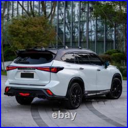 Smoke LED Tail Lights Fit For Toyota Highlander 2020-2024 Rear Lamps Animation