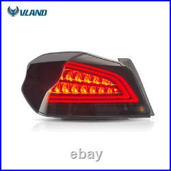 Smoke LED Tail Lights For 2015-2021 Subaru WRX/WRX STI Sequential Sig Brake Lamp