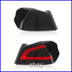 Smoke LED Tail Lights For 2015-2021 Subaru WRX/WRX STI Sequential Sig Brake Lamp