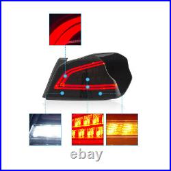 Smoke LED Tail Lights For 2015-2021 Subaru WRX/WRX STI Sequential Sig Brake Lamp