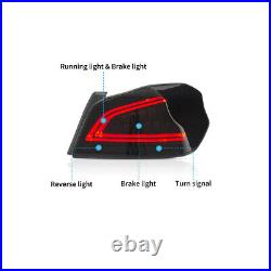 Smoke LED Tail Lights For 2015-2021 Subaru WRX/WRX STI Sequential Sig Brake Lamp