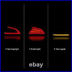 Smoke LED Tail Lights For 2015-2021 Subaru WRX/WRX STI Sequential Sig Brake Lamp